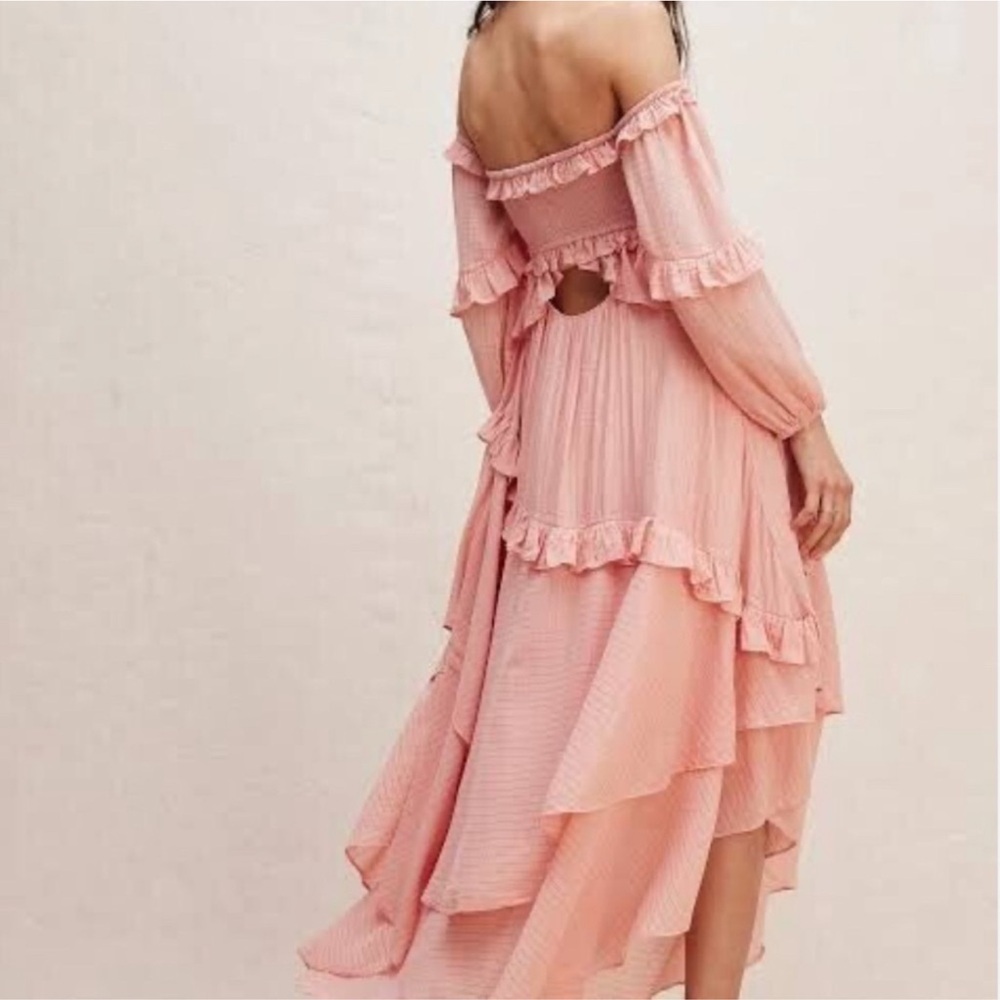 SPELL GYPSY x Free People Mermaid Off Shoulder Midi Dress - Picture 4 of 9